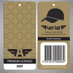 Aerial Cap Gold Tag